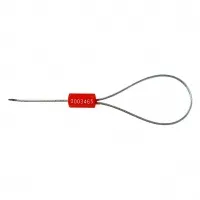 Пломба тросовая номерная 220 мм, самофиксирующаяся